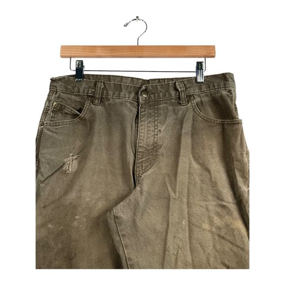 Vintage Dickies Distressed Carpenter Shorts 32 - Picture 2 of 7